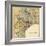 1840s, Texas State Map, Texas, United States-null-Framed Giclee Print