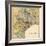 1840s, Texas State Map, Texas, United States-null-Framed Giclee Print