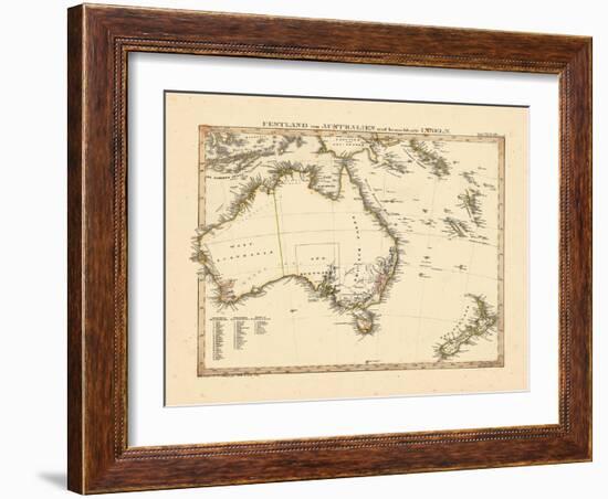 1841, Australia, New Zealand-null-Framed Giclee Print