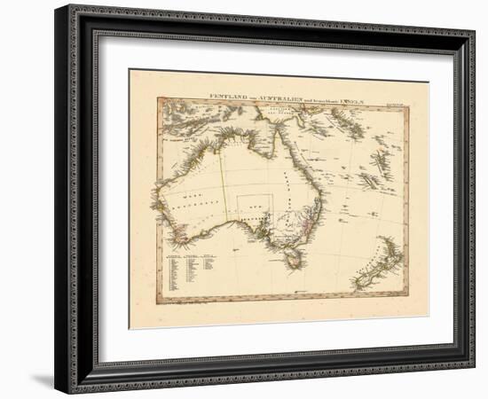 1841, Australia, New Zealand-null-Framed Giclee Print