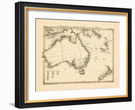 1841, Australia, New Zealand-null-Framed Giclee Print