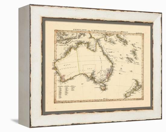 1841, Australia, New Zealand-null-Framed Premier Image Canvas