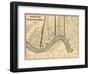 1845, New Orleans 1845, Louisiana, United States-null-Framed Giclee Print