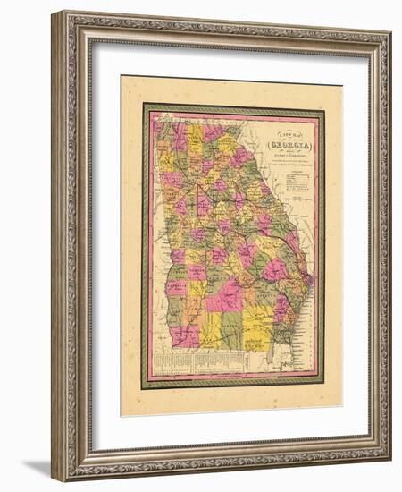 1846, Georgia, United States-null-Framed Giclee Print