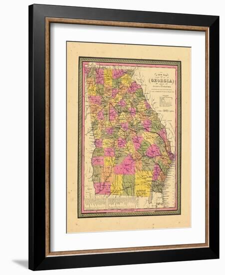 1846, Georgia, United States-null-Framed Giclee Print