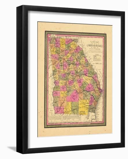 1846, Georgia, United States-null-Framed Giclee Print