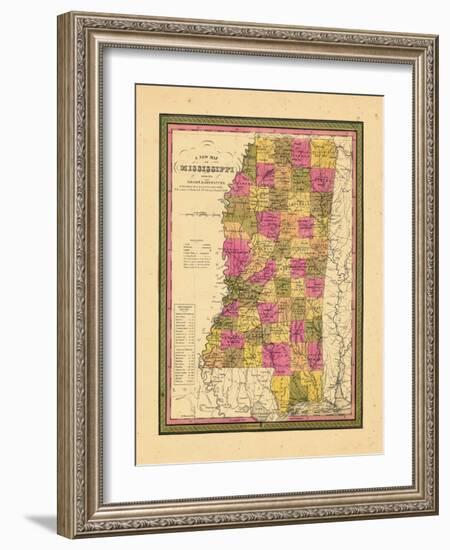 1846, Mississippi, United States-null-Framed Giclee Print