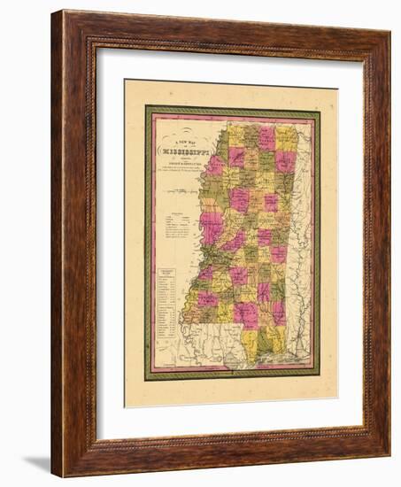 1846, Mississippi, United States-null-Framed Giclee Print