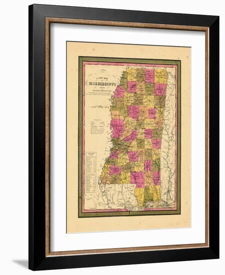 1846, Mississippi, United States-null-Framed Giclee Print