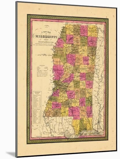 1846, Mississippi, United States-null-Mounted Giclee Print