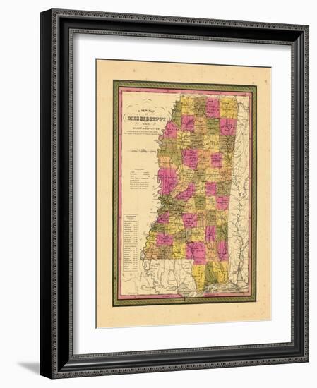 1846, Mississippi, United States-null-Framed Giclee Print