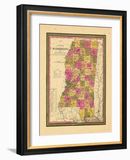 1846, Mississippi, United States-null-Framed Giclee Print