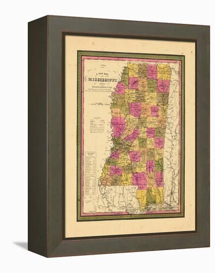 1846, Mississippi, United States-null-Framed Premier Image Canvas