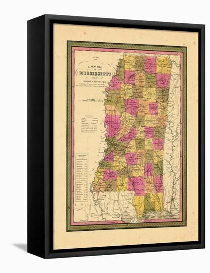 1846, Mississippi, United States-null-Framed Premier Image Canvas