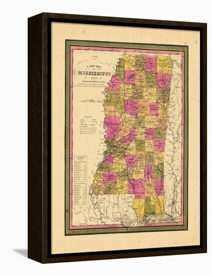 1846, Mississippi, United States-null-Framed Premier Image Canvas