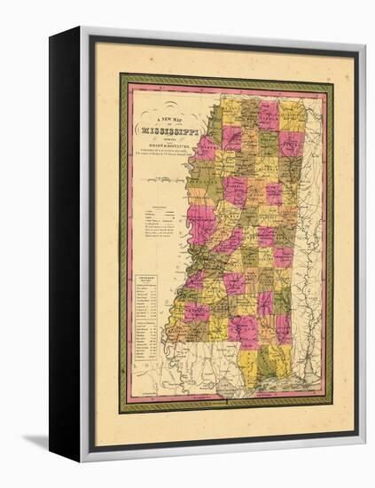 1846, Mississippi, United States-null-Framed Premier Image Canvas