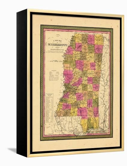 1846, Mississippi, United States-null-Framed Premier Image Canvas