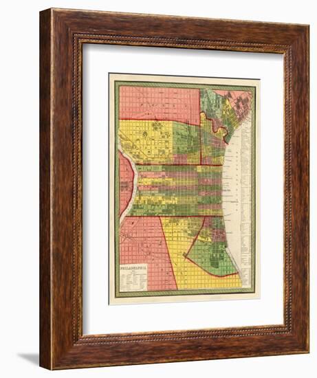 1846, Philadelphia 1846, Pennsylvania, United States-null-Framed Giclee Print