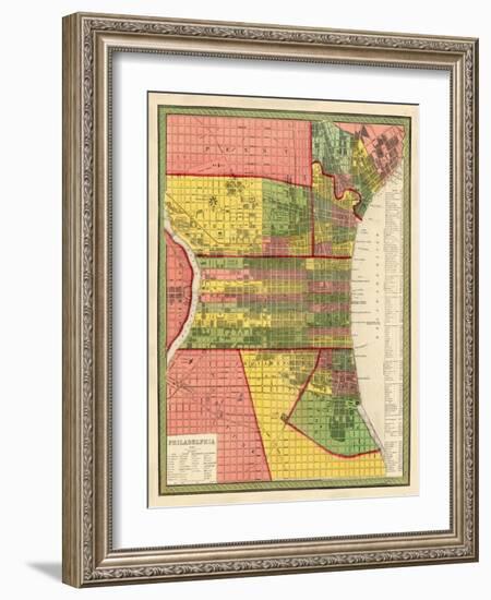 1846, Philadelphia 1846, Pennsylvania, United States-null-Framed Giclee Print