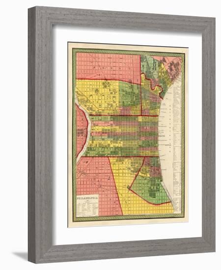 1846, Philadelphia 1846, Pennsylvania, United States-null-Framed Giclee Print