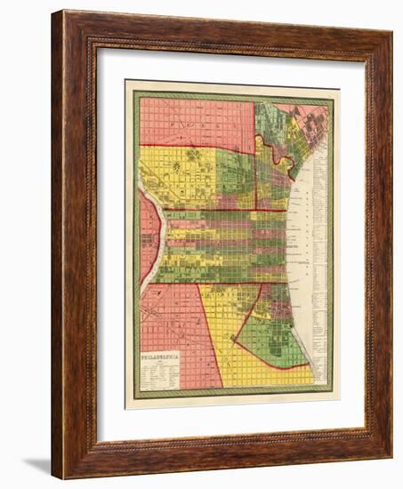 1846, Philadelphia 1846, Pennsylvania, United States-null-Framed Giclee Print