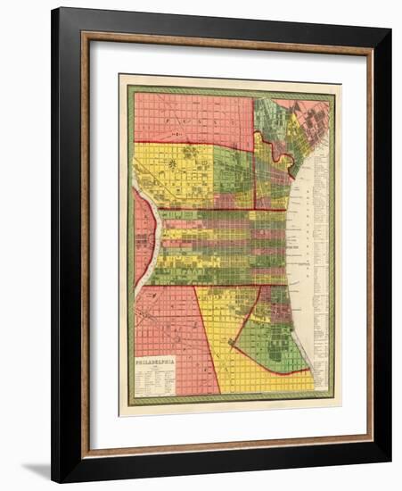 1846, Philadelphia 1846, Pennsylvania, United States-null-Framed Giclee Print