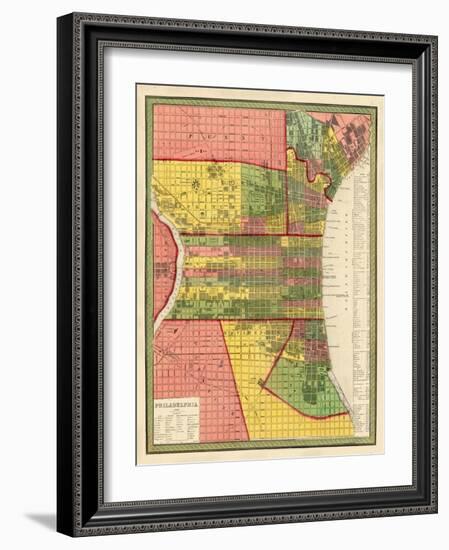 1846, Philadelphia 1846, Pennsylvania, United States-null-Framed Giclee Print