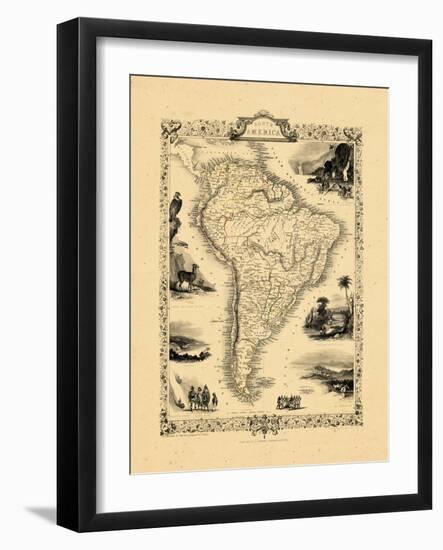 1848, South America-null-Framed Giclee Print