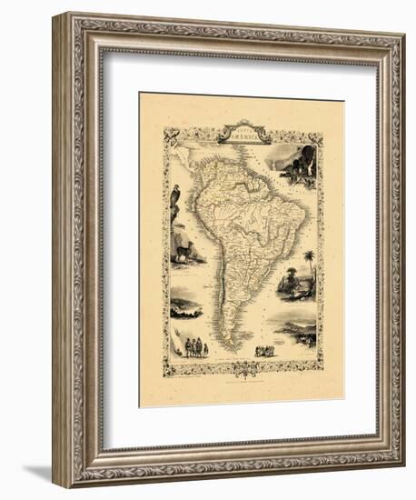 1848, South America-null-Framed Giclee Print