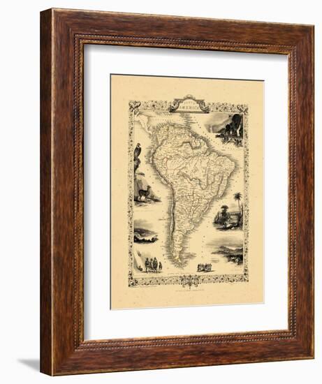 1848, South America-null-Framed Giclee Print