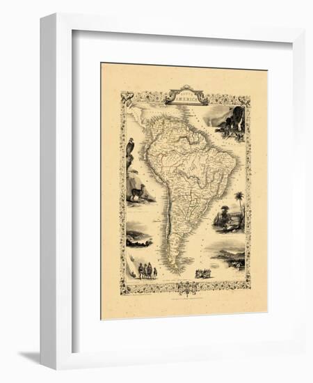 1848, South America-null-Framed Giclee Print