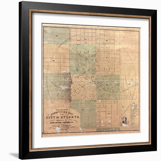 1850s, Atlanta, Georgia, United States-null-Framed Giclee Print