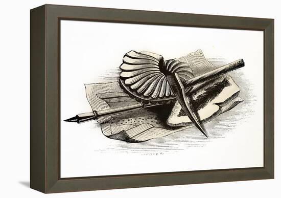 1851 Simple Tools of Victorian Geology-Paul Stewart-Framed Premier Image Canvas