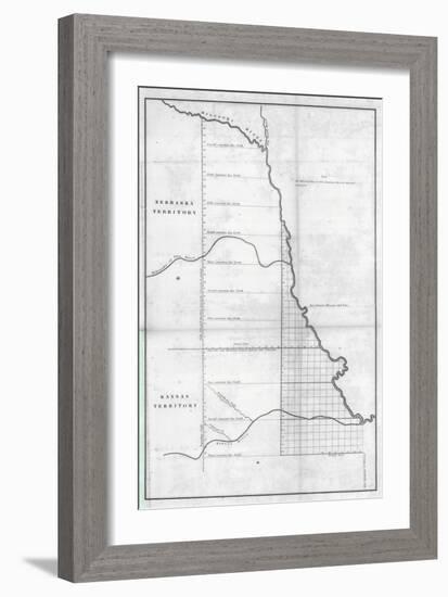 1854, Kansas and Nebraska-null-Framed Giclee Print