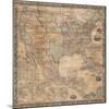 1856 Wall Map of the United States-null-Mounted Giclee Print