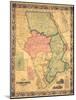 1858, Harford County Wall Map, Maryland, United States-null-Mounted Giclee Print