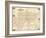 1858, Washington County and Marietta Wall Map, Ohio, United States-null-Framed Giclee Print