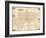 1858, Washington County and Marietta Wall Map, Ohio, United States-null-Framed Giclee Print