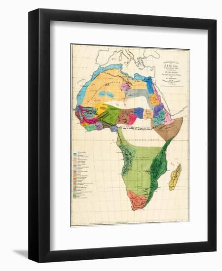 1861, Africa, Africa-null-Framed Giclee Print