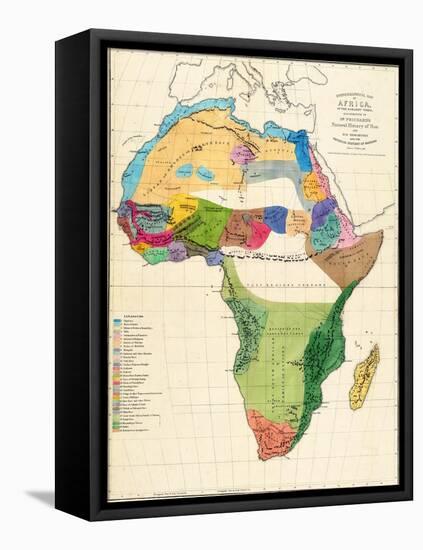 1861, Africa, Africa-null-Framed Premier Image Canvas