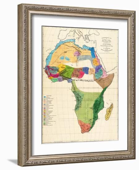 1861, Africa, Africa-null-Framed Giclee Print