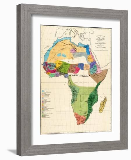 1861, Africa, Africa-null-Framed Giclee Print