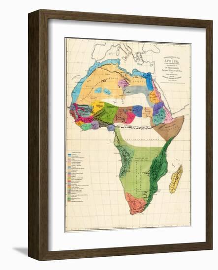 1861, Africa, Africa-null-Framed Giclee Print