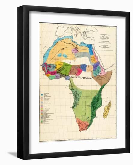 1861, Africa, Africa-null-Framed Giclee Print