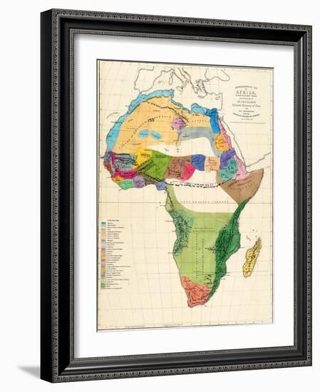 1861, Africa, Africa-null-Framed Giclee Print