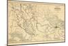 1863, New Orleans Louisiana Military Map, Louisiana, United States-null-Mounted Giclee Print