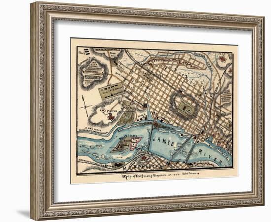 1863, Richmond, Virginia, United States-null-Framed Giclee Print