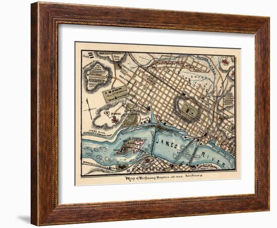 1863, Richmond, Virginia, United States-null-Framed Giclee Print