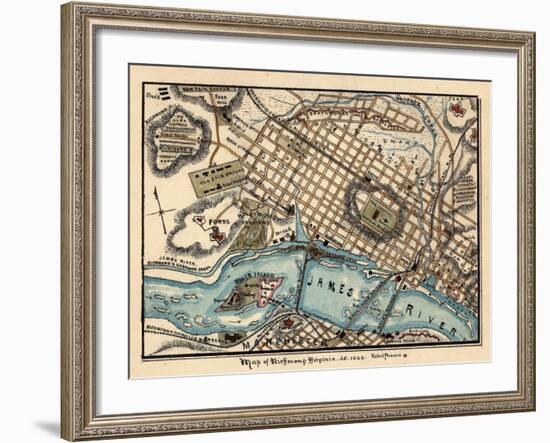 1863, Richmond, Virginia, United States-null-Framed Giclee Print