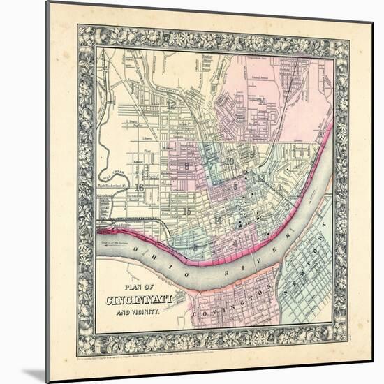 1864, Cincinnati Mitchell Plate, Ohio, United States-null-Mounted Giclee Print